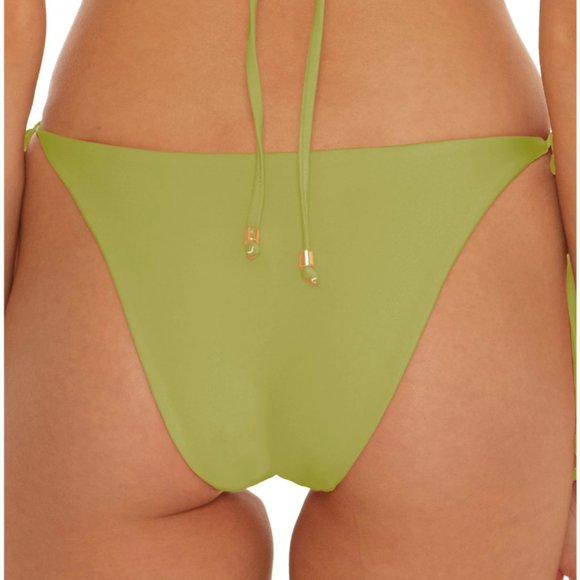 ISABELLA ROSE Sunway Cali Tie Side Hipster Bikini Bottom (M) Kiwi |*FUN & FLIRTY - Picture 2 of 8